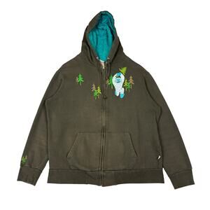 Vintage Gama Go Hoodie Embroidered Full Zip Men's Large 2006 Limited Edition y2k